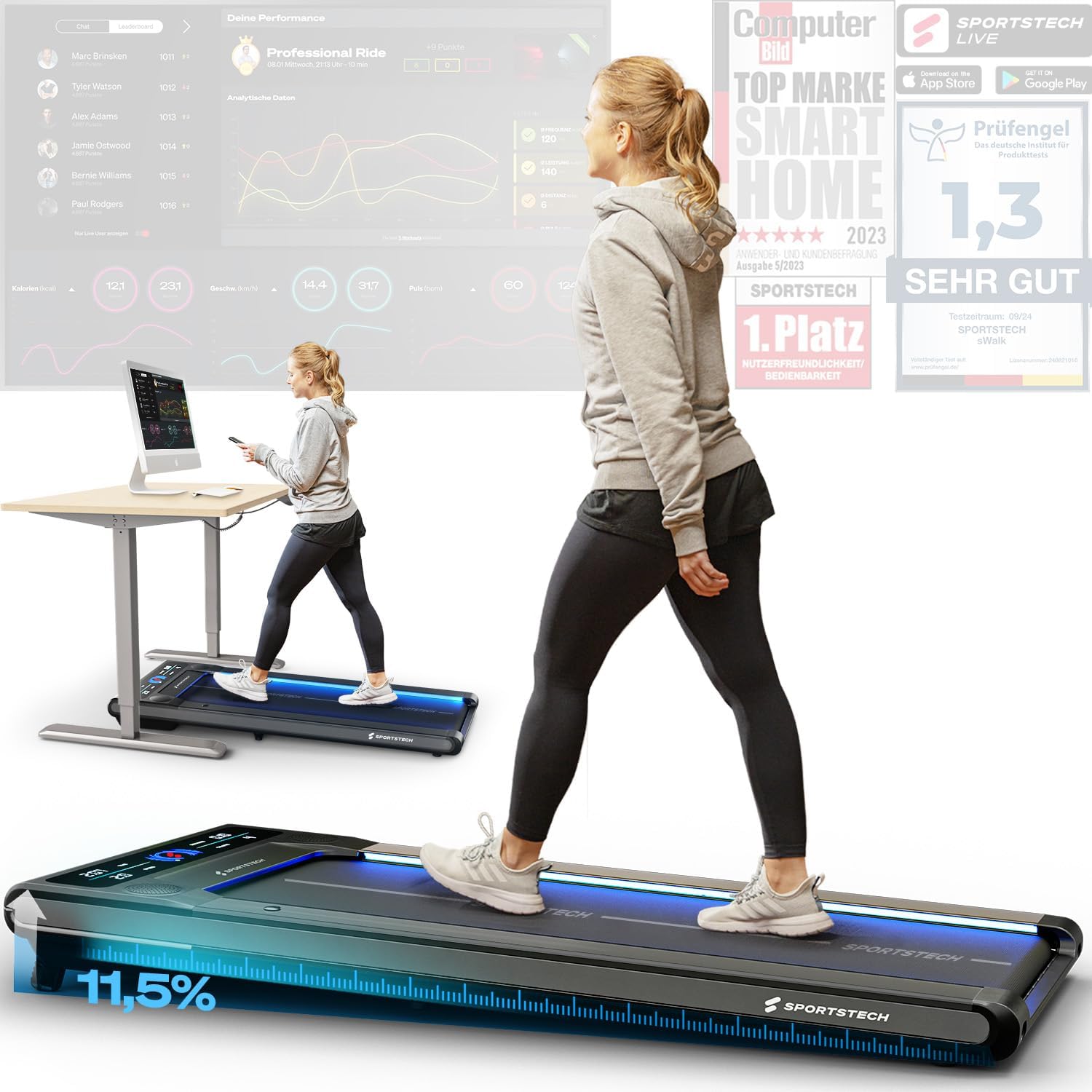 Sportstech Walkingpad – Fit im Homeoffice