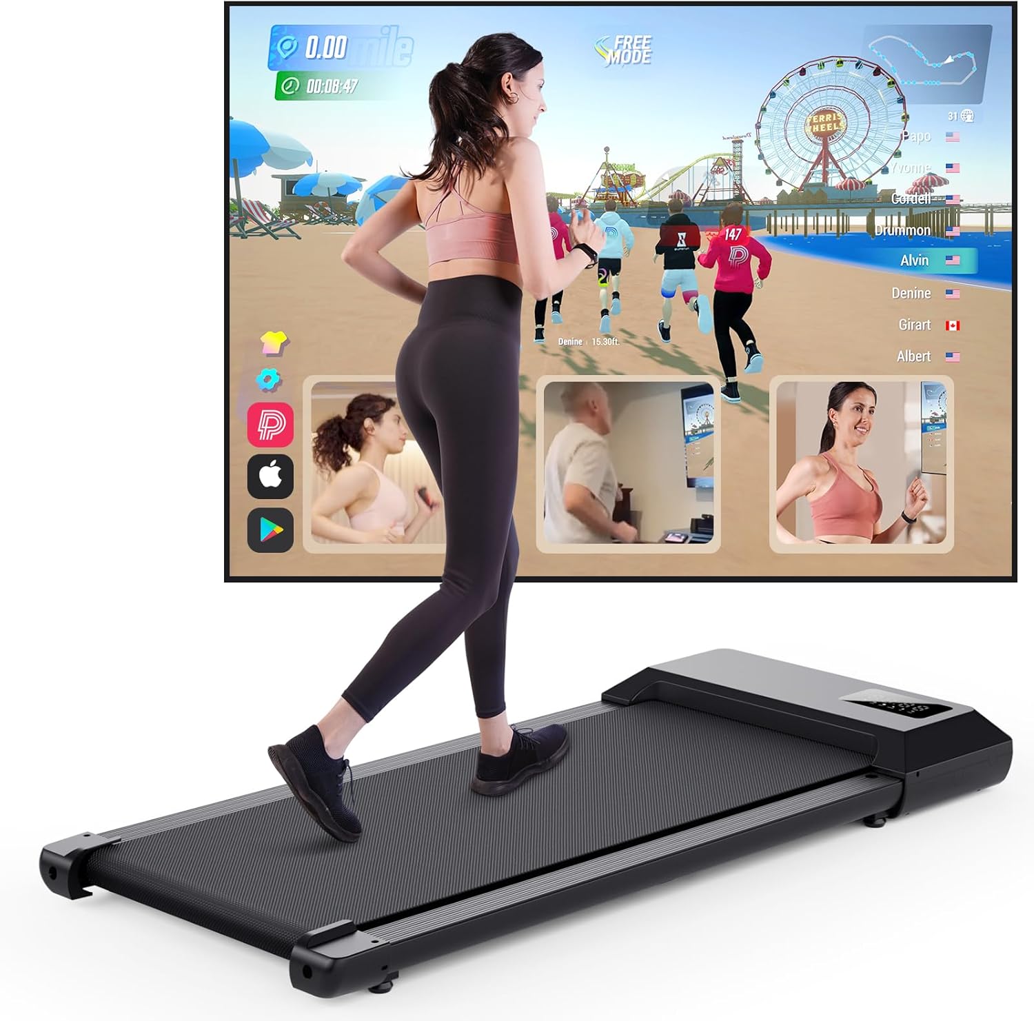 DeerRun Walking Pad – Ideal für Einsteiger